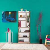 Resim Adore 10 Raflı Kitaplık Sonoma-Beyaz 
