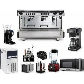 Resim Dinamik Platinum 10 Parça Cafe Kurulum Paketi - Endüstriyel Espresso Makinesi Seti 