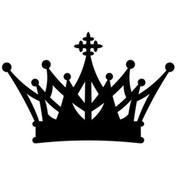 Resim Xpetrana- Prenses Tacı Duvar Dekor Sticker 40 X 24 Cm 