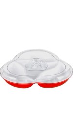 Resim Layfhex Dört Bölmeli Kahvaltı Çerez Piknik Seti Dekoratif Kullanışlı Kahvaltılık Kutusu 