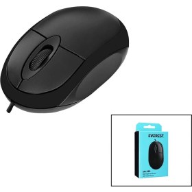 Resim Everest SM-385 Kablolu USB 1200 Dpı Optik Mouse Kutulu (4887) 