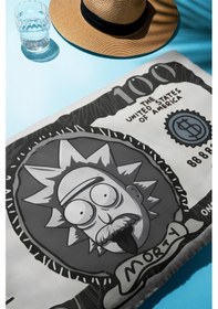 Resim Dijital Baskı Plaj Deniz Havlusu Rick Figürlü Dolar Peştamal Hvl0104 Renkli 