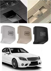Resim Mercedes W204 W218 W212 Için Sunroof Açma Dügmesi Siyah - 1 Adet 444254814 