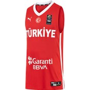 Resim Türkiye Basketbol Milli Takım Erkek V-Yaka Basketbol Forması 