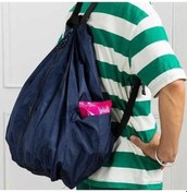 Resim Luckydog Okul Çantası Açık Hava Taşınabilir Su Geçirmez Hafif Spor Seyahat Çantası Katlanır Kadın Okul Sırt Çantası Basit Laci Lacivert 