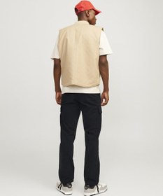 Resim Jack & Jones Jack Jones Erkek Yandan Cepli Kargo Pantolon 12258150 Siyah 