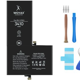 Resim Woyax Iphone 11 Pro Uyumlu Premium Batarya 3410mah 