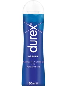 Resim Durex Hisset Pürüzsüz Hazlar 50 Ml Jel + Kırmızı Deri Göz Maskesi + Hediye 