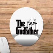 Resim Pixxa Godfather - Baba Bilek Destekli Mousepad Model - 1 Oval 