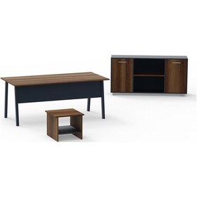 Resim Uzay Ofis Kuzey Ofis Takımı - Barok - Antrasit - 140 Cm Diğer 