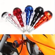 Resim 1 adet Evrensel Motosiklet Çerçevesi Kaydırıcı - M10 Anti-Crash Motor Koruma, Alüminyum, Off-Road, Bobber, Tur ve Çamurlu Motosikletler için İdeal, Motosiklet Motor Koruma | Canlı Renkli Kaydırıcı | Dayanıklı Alüminyum, Motosiklet Motor Koruma | 