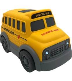 Resim Birlik Oyuncak Sürtmeli Sesli Işıklı Sarı Okul Otobüsü 