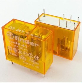 Resim Finder 40.61.8.024.0000 24v 16a Ac Tek Kontak Minyatür Pcb Röle 5 