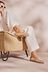 Resim Su Espadril Ari Altın Kadın Düz Espadril 
