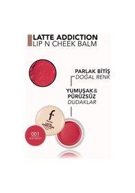 Resim Flormar Latte Doğal Renk Veren Parlak Bitişli Dudak Ve Yanak Balm'ı 001 Rosy Roast 