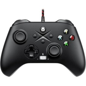 Resim Lalulala Xbox Serisi Xs Gamepad Video Oyunu Denetleyicisi Için Siyah Kablolu Denetleyici, Xbox One ve Pc Win7/8/10/11 Için Oyun Denetleyicisi (Yurt Dışından) 