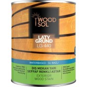 Resim Mena Rise Latygrund Dış Mekan Yarı Şeffaf Renkli Ahşap Astarı 0.75 Lt 1570 Grey 