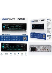 Resim Blueway Dsp Işlemcili, 6rca Çıkışlı, Usp,bluetooth, Aux ve 7 Renkli Oto Teyp 