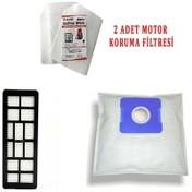 Resim Arçelik S 4240 Süpürge Hepa Filtre Seti + 5 Adet Toz Torbası 