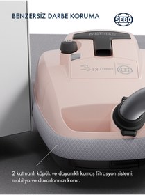 Resim SEBO Airbelt K1 Elektrik Süpürgesi Cream Rose 
