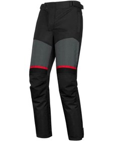 Resim Motoanl 4 Mevsim Korumalı Maxdura Kumaş Motosiklet Pantolonu Gri - Siyah 