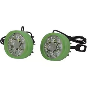 Resim Sis Farı 6 Ledli 3 Fonksiyonlu Renkli Ve Çakarlı 12v 2 Li 
