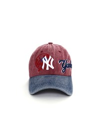 Resim Berellini Ny Yankees Yıkamalı Şapka Special Desıgn Bordo - Lacivert 