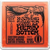 Resim Ernie Ball P02624 Slinky Skinny Top Heavy Bottom 8 Telli 0.09 - 0.80 Elektro Gitar Teli 