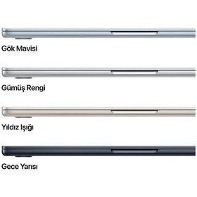 Resim Apple MW103TU/A Macbook Air Apple M4 İşlemci 10 Çekirdek CPU 10 Çekirdek GPU 16 GB 512 GB SSD 13.6" Macos Dizüstü Bilgisayar 