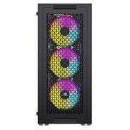Resim PowerBoost PB-P501B 650w 80+ Bronze USB 3.0 Mesh ARGB Fanlı Gaming Kasa 