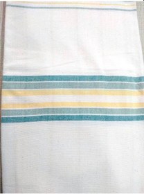 Resim Mandaş Pamuklu El Dokuma Peştemal (80X200) - Krem Sarı 