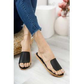 Resim Modafrato Rose Şeffaf Kadın Terlik Açık Ev Terliği 