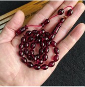 Resim Ebu Sırr İmzalı 8x11 mm Beyzi Osmanlı Benzetme Katalin Tesbih 