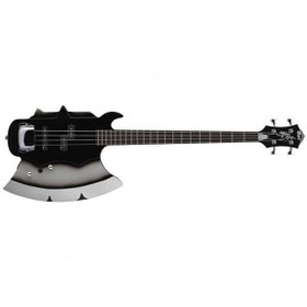 Resim Cort GS BASS AXE2BK Gene Simmons Signature Balta Bas Gitar (Profesyonel/Koleksiyon) | İkonik Balta Tasarımı, Güçlü Mighty Mite Manyetikler ve Özel Tasarım Çanta Dahil 