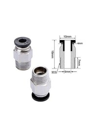 Resim 4X10 Pnömatik Rakor Düz(Pc4-M10) 