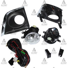 Resim TOYOTA COROLLA SİS LAMBASI 13/- TAKIM (KROM KAPAK) (SİS+KAPAK+TESİSAT+DÜĞME+ROLE) MAHER Yedek Parça Fiyatı 