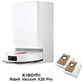 Resim Xiaomi Yeni Seri Robot Vacuum X20 Pro Premium Akıllı Robot Süpürge + Mop 7000PA Emiş Gücü Yedek Toz Torbalı(Türkiye Garantili 
