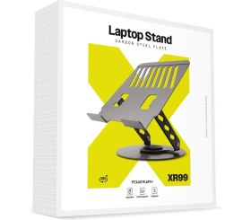 Resim Powerway XR99 Yüksek Kalite Metal Ayarlı Laptop Macbook Uyumlu Notebook Tablet Tutucu Altlık Stand 