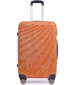 Resim Wexta Wx-300 Yaprak Baskılı Kiremit Orta Boy Valiz Diğer 