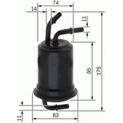 Resim SARDES SF238 Benzin Filtresi A4 A6 A8 2.0 Fsı 3.0 Tfsı 