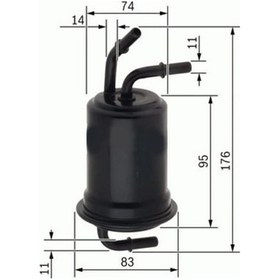 Resim SARDES SF238 Benzin Filtresi A4 A6 A8 2.0 Fsı 3.0 Tfsı 