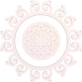 Resim Motifpiyer Lamba Tavan Göbeği 80-Motifli-Yuvarlak-1-Dış Çıtalı 