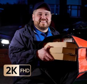 Resim E340 2K Video Kapı Zili | Çift Kamera, Renkli Gece Görüşü, Pil veya Kablolu Kullanım 
