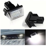 Resim Peugeot Citroen 206/207/307/308 C3-c6 İçin 2 Adet Led Plaka Lamba 