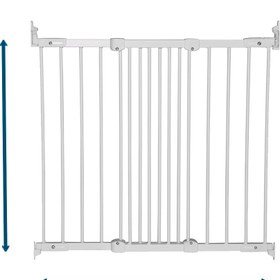 Resim Babydan Ebba Bebek ve Çocuk Güvenlik Kapısı 67 - 105,5 cm Beyaz - Beyaz 
