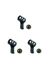 Resim Lastvoice Mt-24x 3'lü Geniş Mikrofon Tutacağı Mikrofon Kelepçesi 