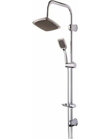 Resim Yağmurlama Duş Seti Sürgülü Krom 