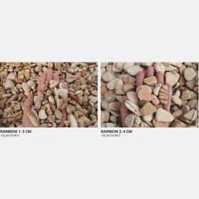 Resim Güzelbahçe 10 Kg Doğal Taş Rainbow Tamburlu 1-3 cm 