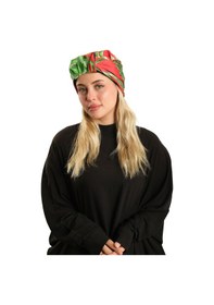 Resim Hürrem Bone Kırmızı Pratik Hazır Geçmeli Tesettür Bone İpek Desenli 2410 31 Kırmızı 