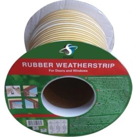 Resim Universal Kapı ve Pencere Yapışkanlı Izolasyon Fitili/bandı Kauçuk Beyaz (50 x 2) 100 M 